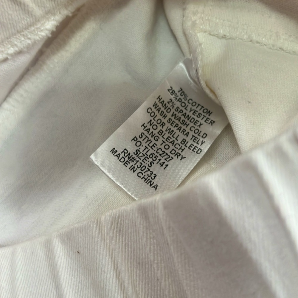 Umgee NWT white skinny pants - Picture 4 of 4
